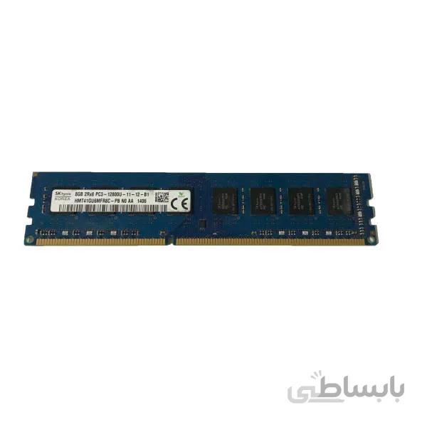 رم دسکتاپ DDR3 تک کاناله 1600مگاهرتز CL11 اس کی هاینیکس مدل 12800 ظرفیت 8 گیگابایت
