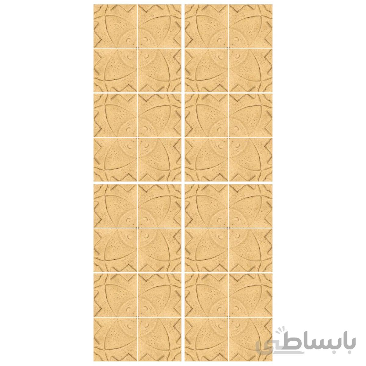 دیوارپوش تندیس و پیکره شهریار مدل امای کد W1010 13 بسته 32 عددی