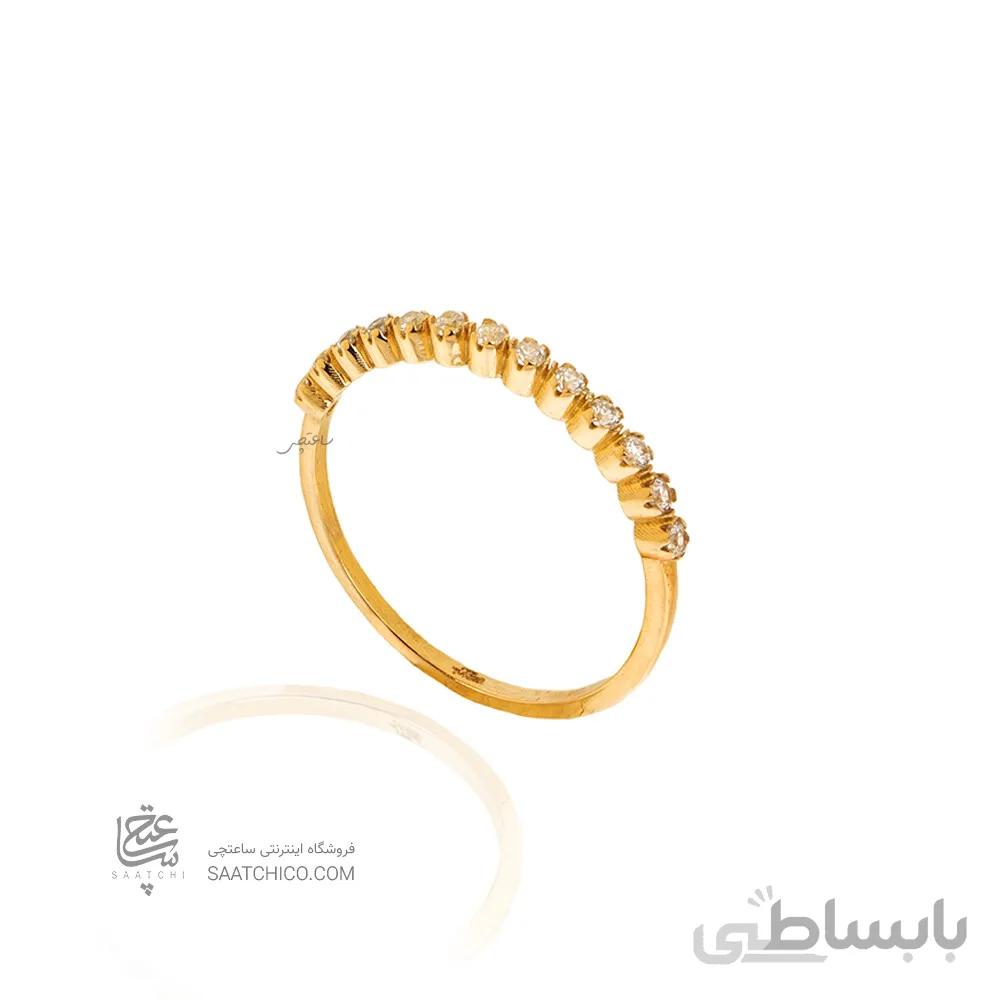 انگشتر ظریف طلا کد CR548