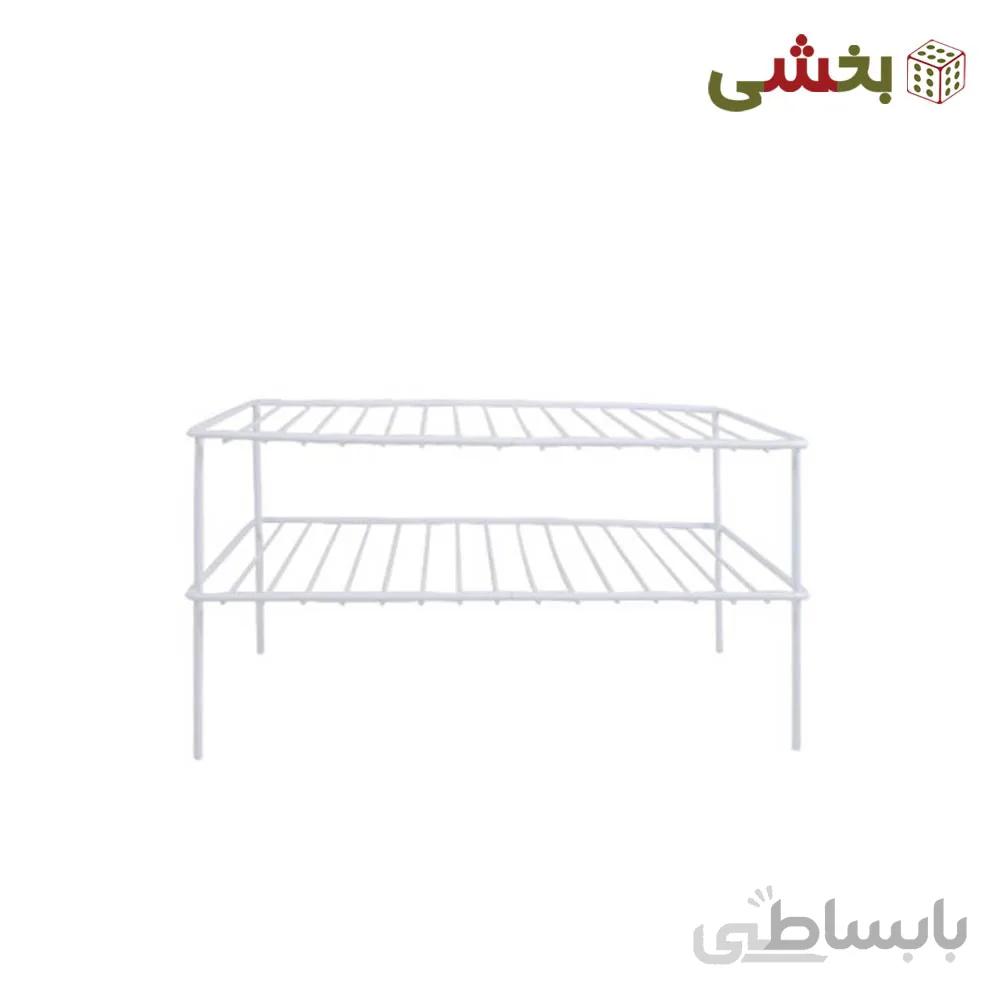 راف و استند فلزی دو طبقه