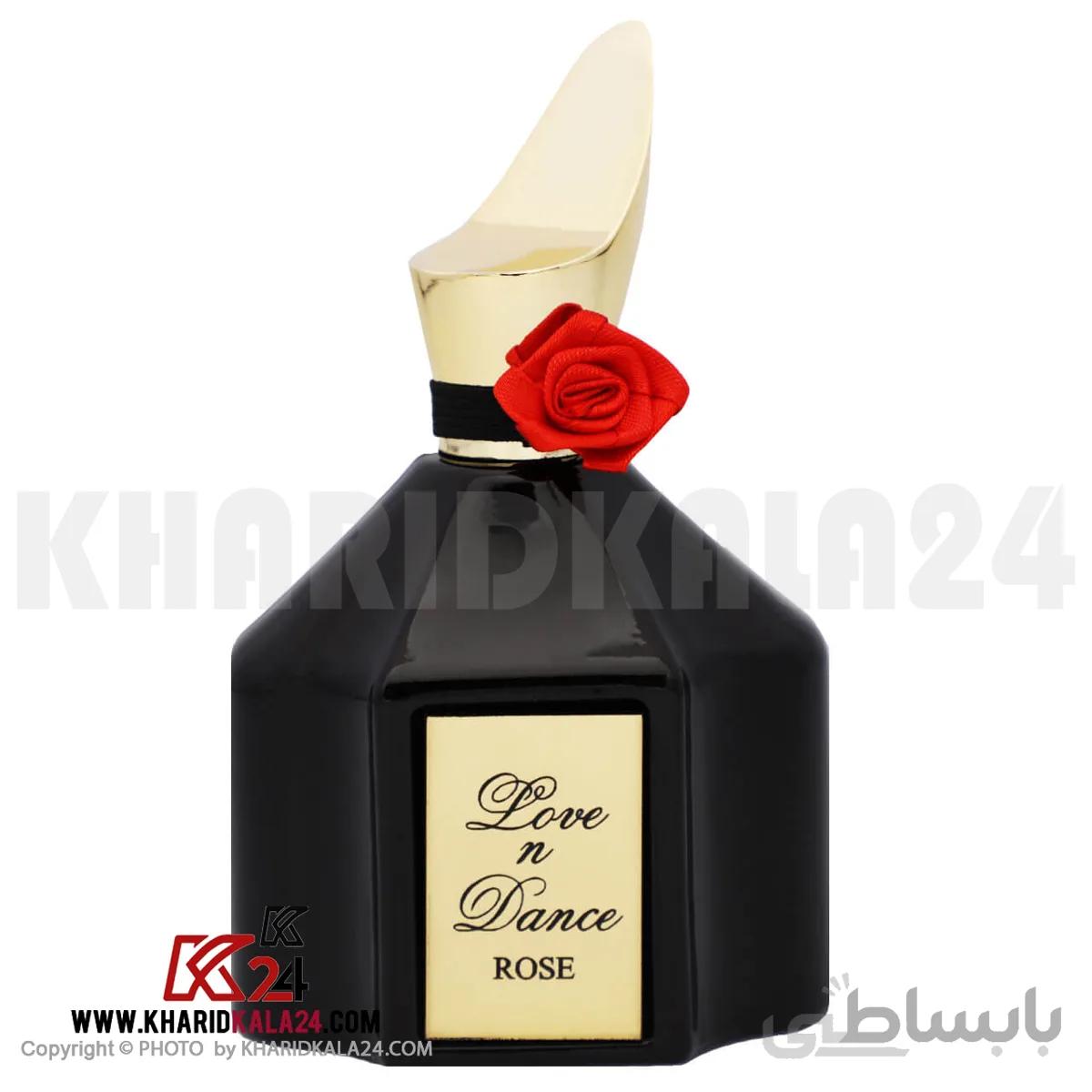 ادو پرفیوم زنانه فراگرنس ورد مدل Love n Dance Rose حجم 100 میلی لیتر