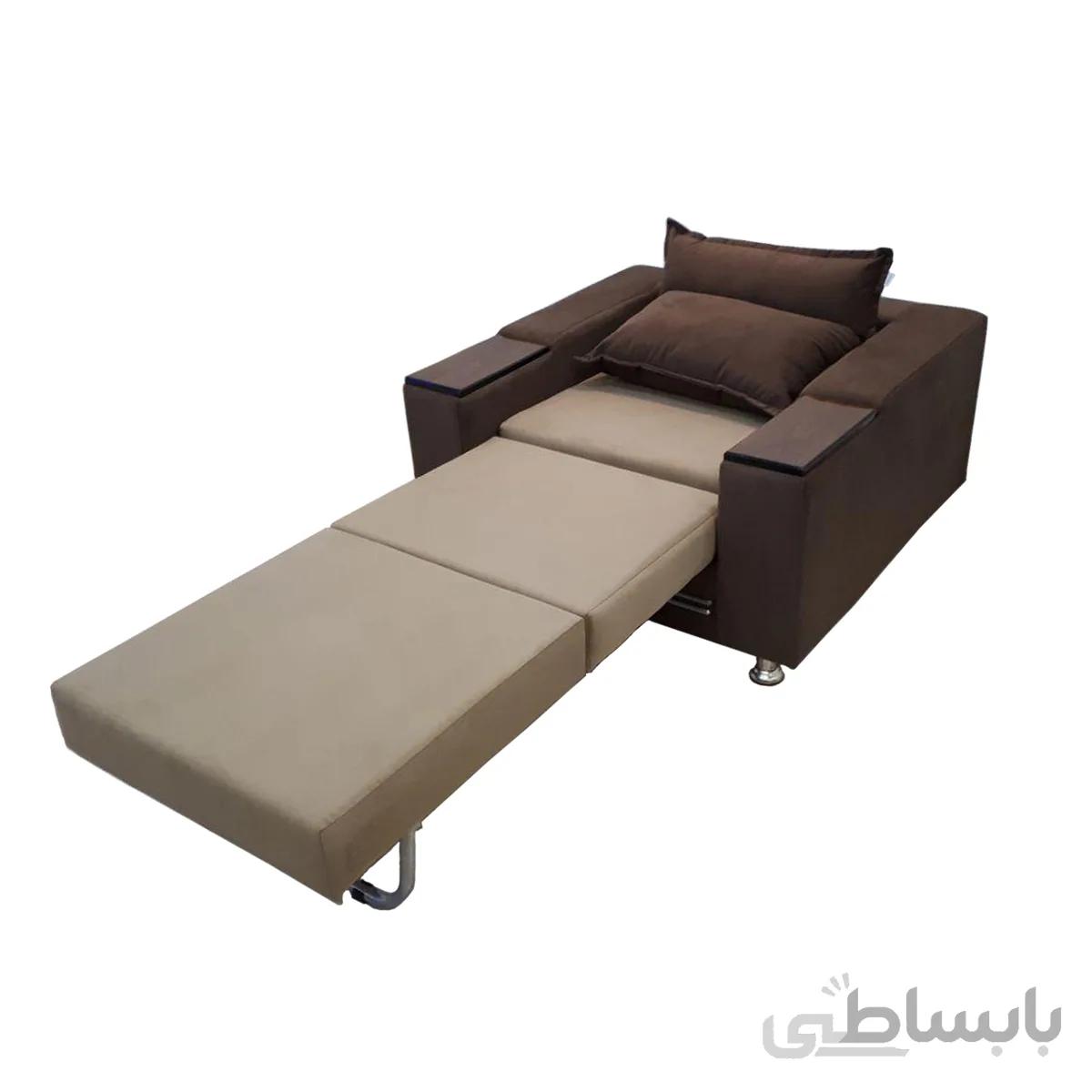 مبل تختخواب شو یک نفره پاندورا عرض تشک 70