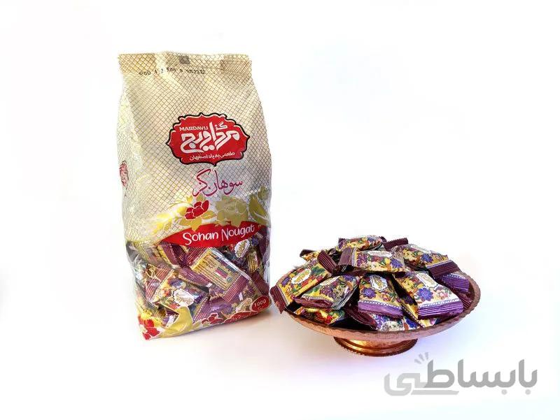 سوهان گزی پاکتی یک کیلویی مرداویج