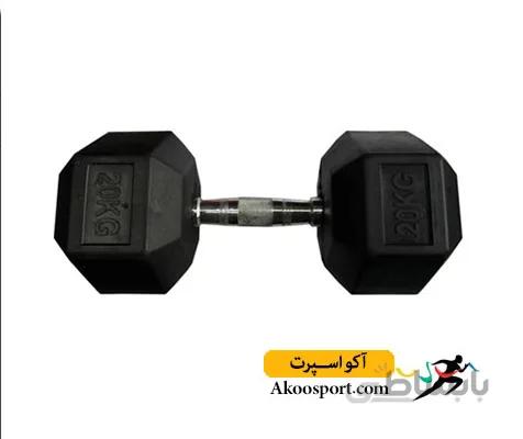 دمبل 6 ضلعی رکورد 25 کیلوگرم ا Record dumbbell
