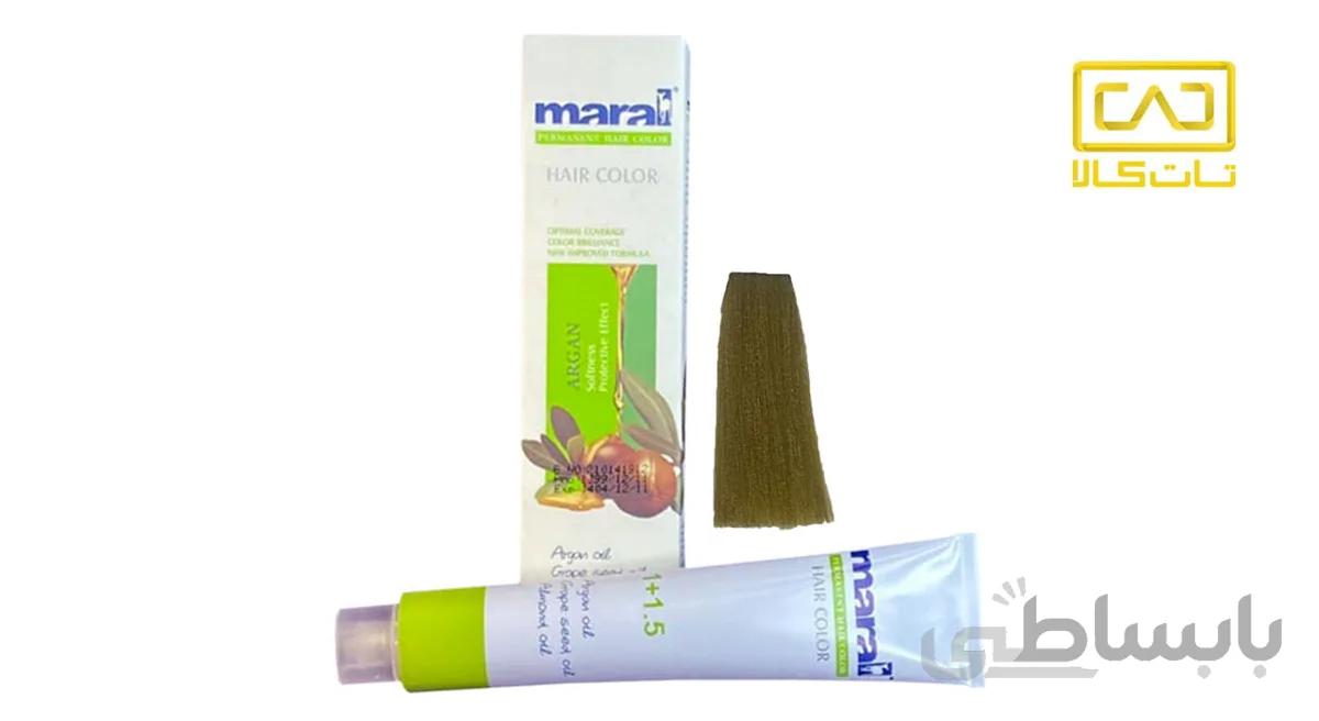رنگ مو مارال بلوند پلاتینه خیلی خیلی روشن سری طبیعی شماره 12.0 حجم 100 میل ا maral hair color 12.0