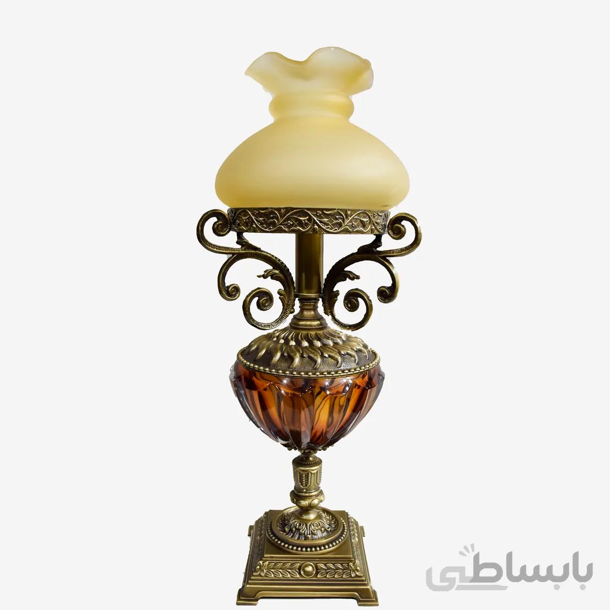 اباژور بدنه کریستال پایه برنز