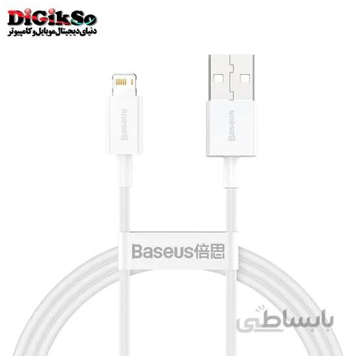 کابل فست شارژ لایتنینگ باسئوس مدل CALYS به طول 1 متر