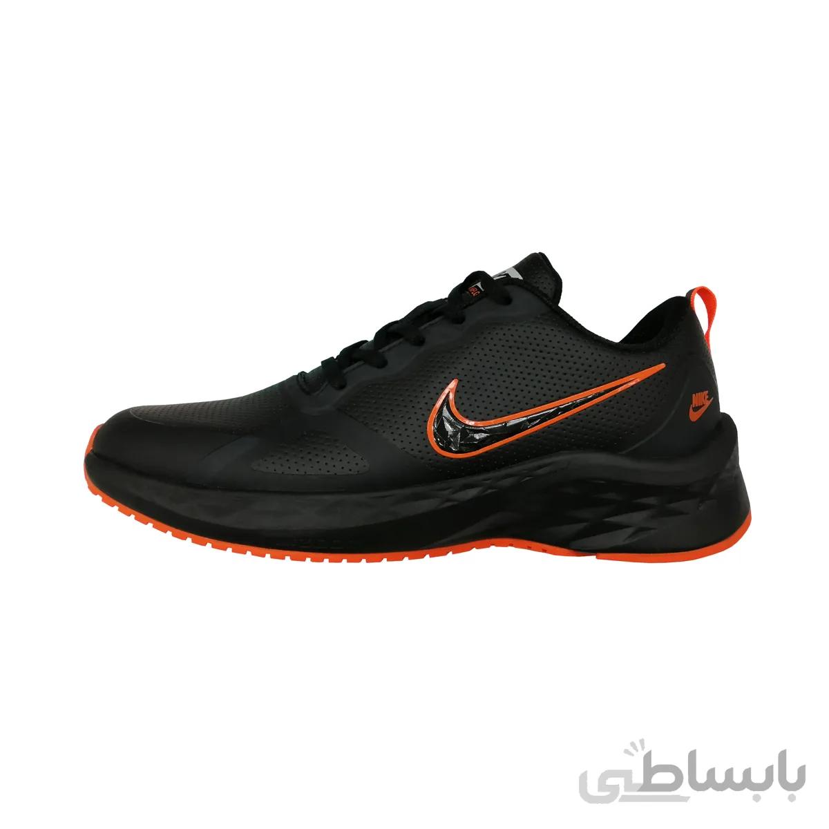 کفش پیاده روی ضداب نایک مدل zoom 6622 رنگ مشکی _ نارنجی 41 ا nike zoom winflow8 (6622 S-T)
