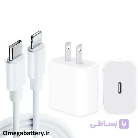 شارژر، کابل شارژ و آداپتور اصلی آیفون iPhone 12 Pro Max