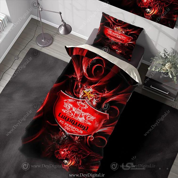 روتختی سه بعدی پسرانه طرح تیم فوتبالی پرسپولیس pk-4108
