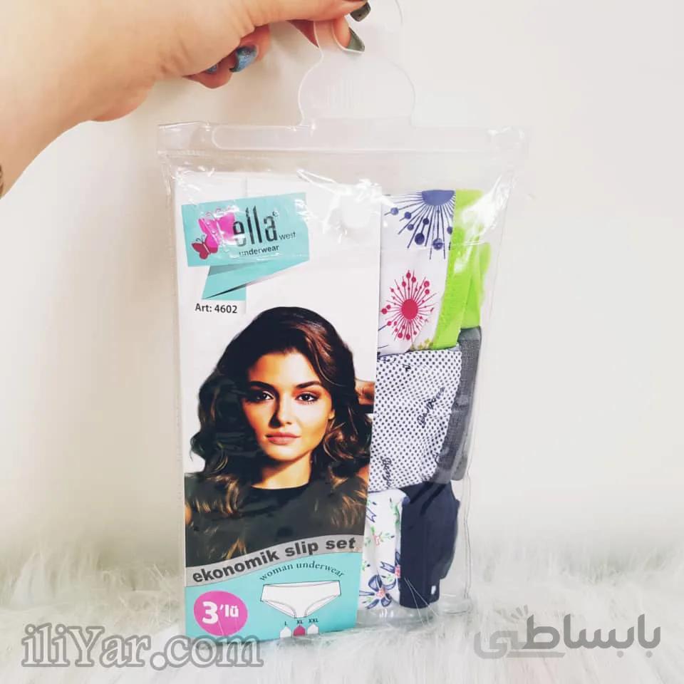 شورت زنانه بسته 3 تایی برند ella کد Art : 4602