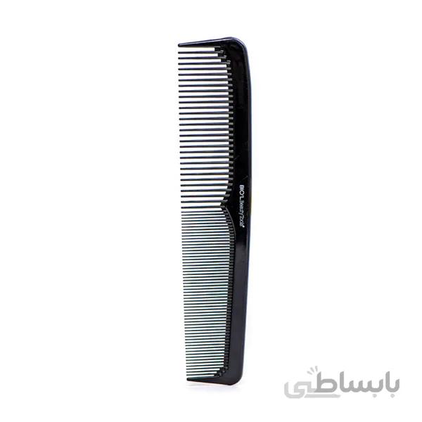 شانه موی گرافیت استایل مشکی تخت بزرگ بدون دسته برند بیول