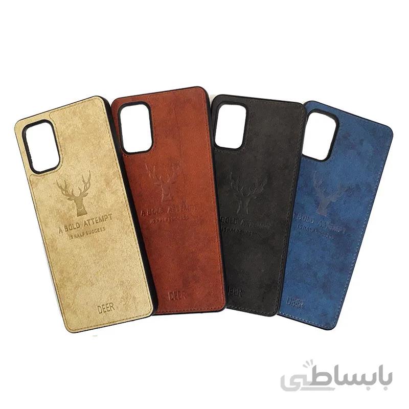 قاب چرمی طرح گوزن سامسونگ Samsung A71