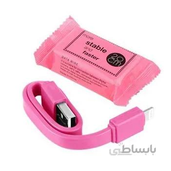 کابل پاور بانک میکرو یو اس بی پک شکلاتی 20cm
