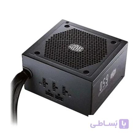 منبع تغذیه کامپیوتر کولر مستر مدل MWE white 650 — تصویر 1