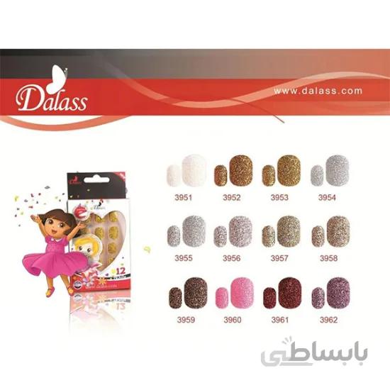 ناخن مصنوعی کودک دالاس مدل 3954 بسته 12 عددی