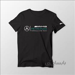 تیشرت مشکی بنز petronas