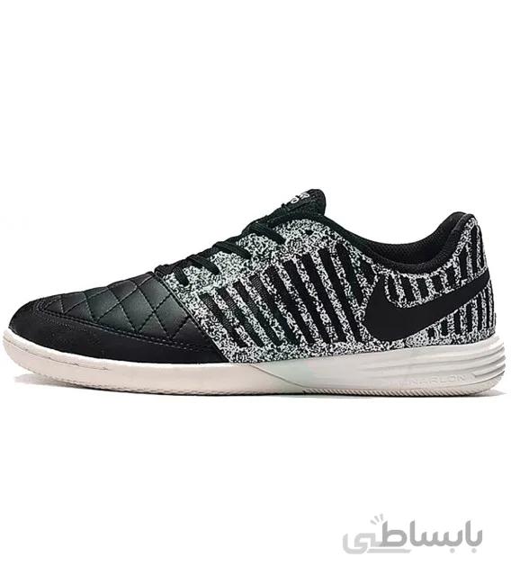 کفش فوتسال نایک لونار گتو های کپی Nike Lunar Gato II IC Black
