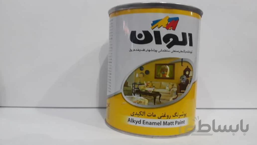 رنگ روغنی کیلو الوان مات کد 100