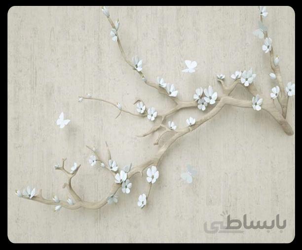 پوستر گل سه بعدی 020