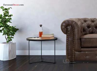 میز جلو مبلی فریازان دکورلبه دار مدل P23