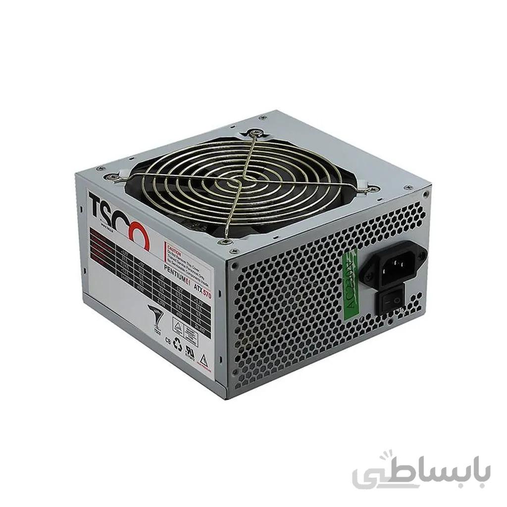 منبع تغذیه کامپیوتر تسکو TSCO 570W ا TSCO 570W Desktop Power