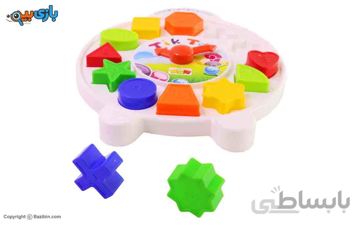 اسباب بازی آموزشی ساعت تیک تاک تک توی