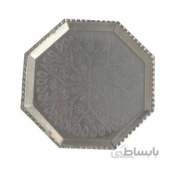 سینی مسی هشت گوش قطر 26 توت کالا tootkala 1409