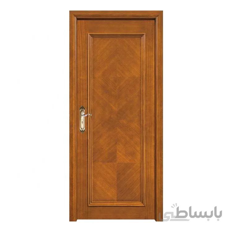 درب اتاق خواب روکش بلوط جناقی کد 12007