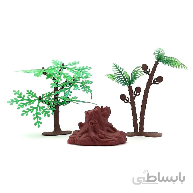 ماکت درخت پلاستیکی پک 3 عددی