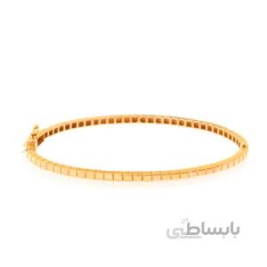 دستبند النگویی طلا طرح شوپارد مدل ساده کد CB464