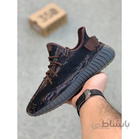 کتونی آدیداس یزی 350 اصلی مشکی/قهوه ای Adidas YEEZY BOOST 350