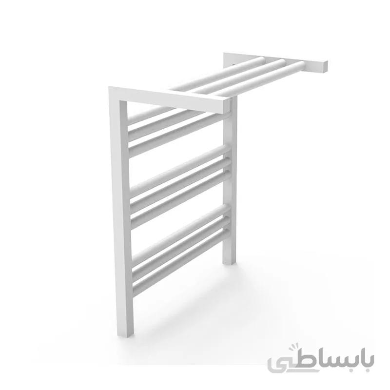 حوله خشک کن برقی طرح L سفید