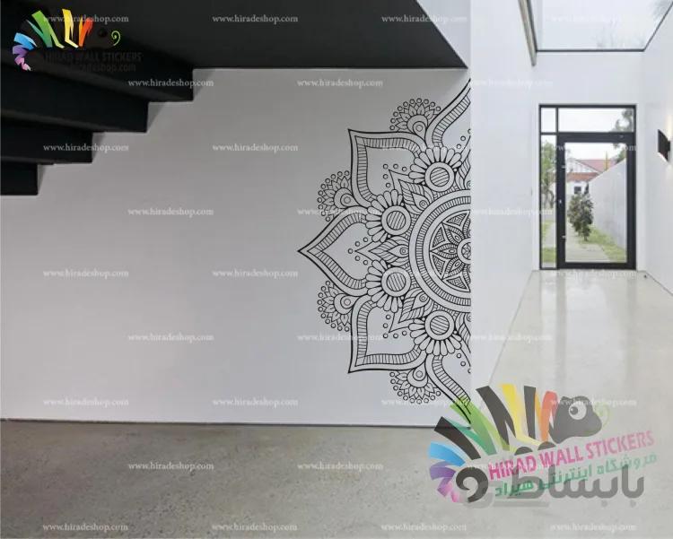 استیکر و برچسب دیواری طرح ماندالا شمسه mandala wall stickers کد h1494