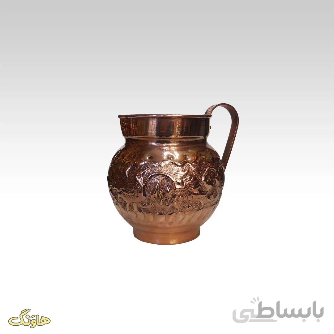 پارچ مسی قلم ‌زنی J016