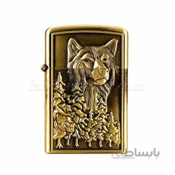 فندک زیپو طرح گرگ