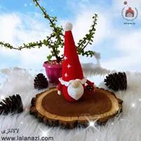 عروسک بافتنی گنوم بابانوئل ( کد 60359 )