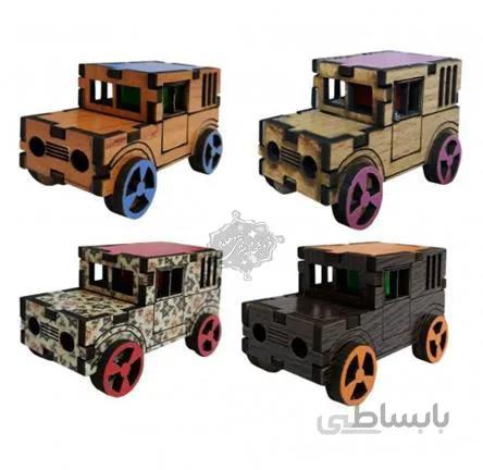 تراش فانتزی چوبی طرح ماشین