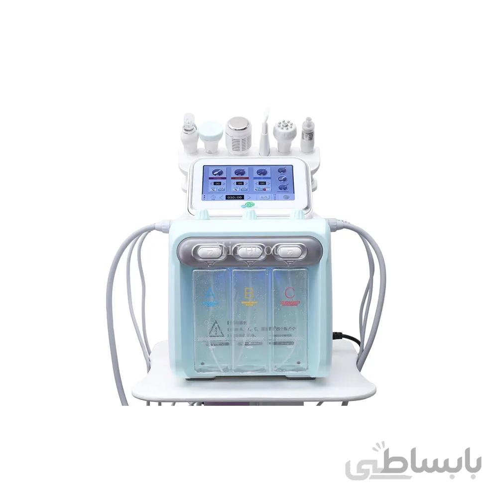 دستگاه هیدروفیشیال 6 کاره (آکواجت) ا 6in1 Hydra Facial Water Dermabrasion Oxygen Facial Deep Cleansing