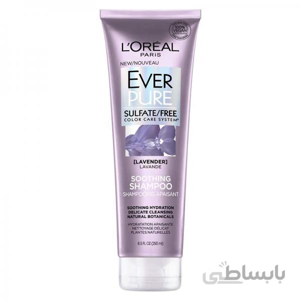 شامپو موهای رنگ شده مدل سوتینگ لورال | Loreal