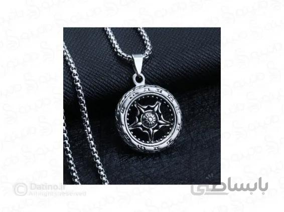 گردنبند مردانه طرح تایر شانس 13805