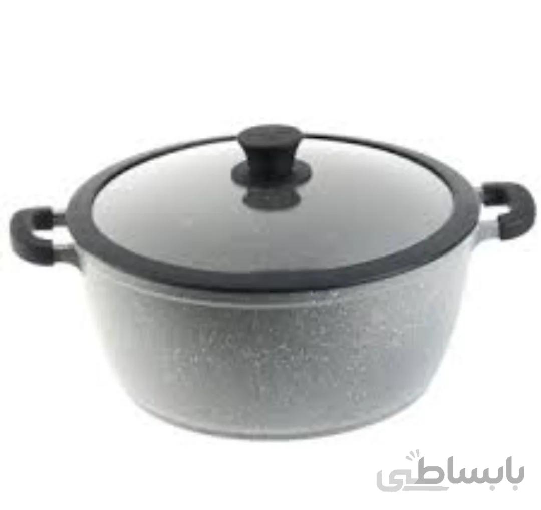 قابلمه 20 گرانیت ماربل زرساب مشکی