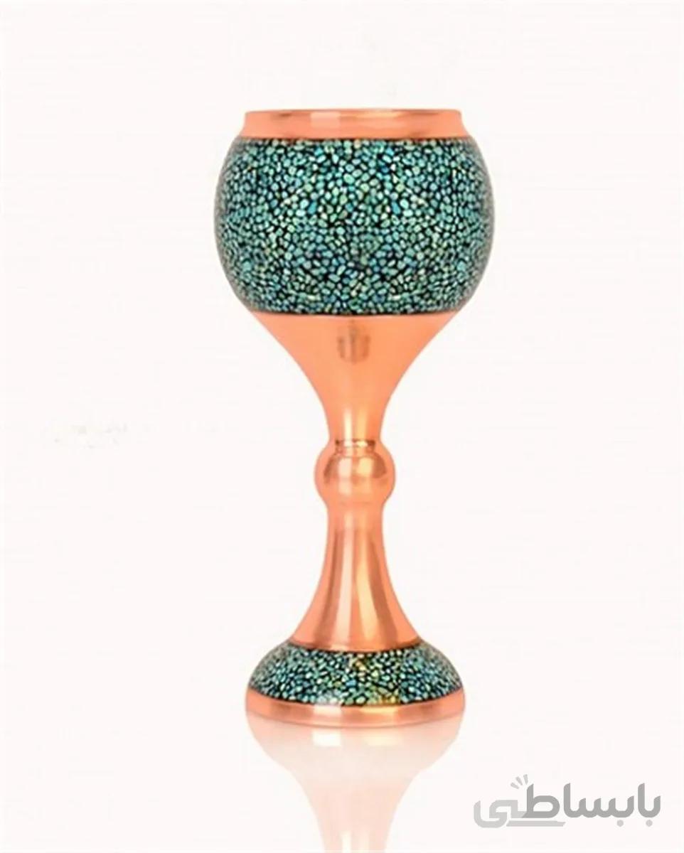 جام شربت خوری کوچک فیروزه کوب ا turquoise cup