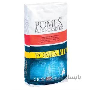 چسب کاشی پودری پرسلان پومکس - Pomex porcelain powder tile adhesive