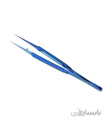 پنس تیتانیومی سر کج مدل SunShine 0.15mm