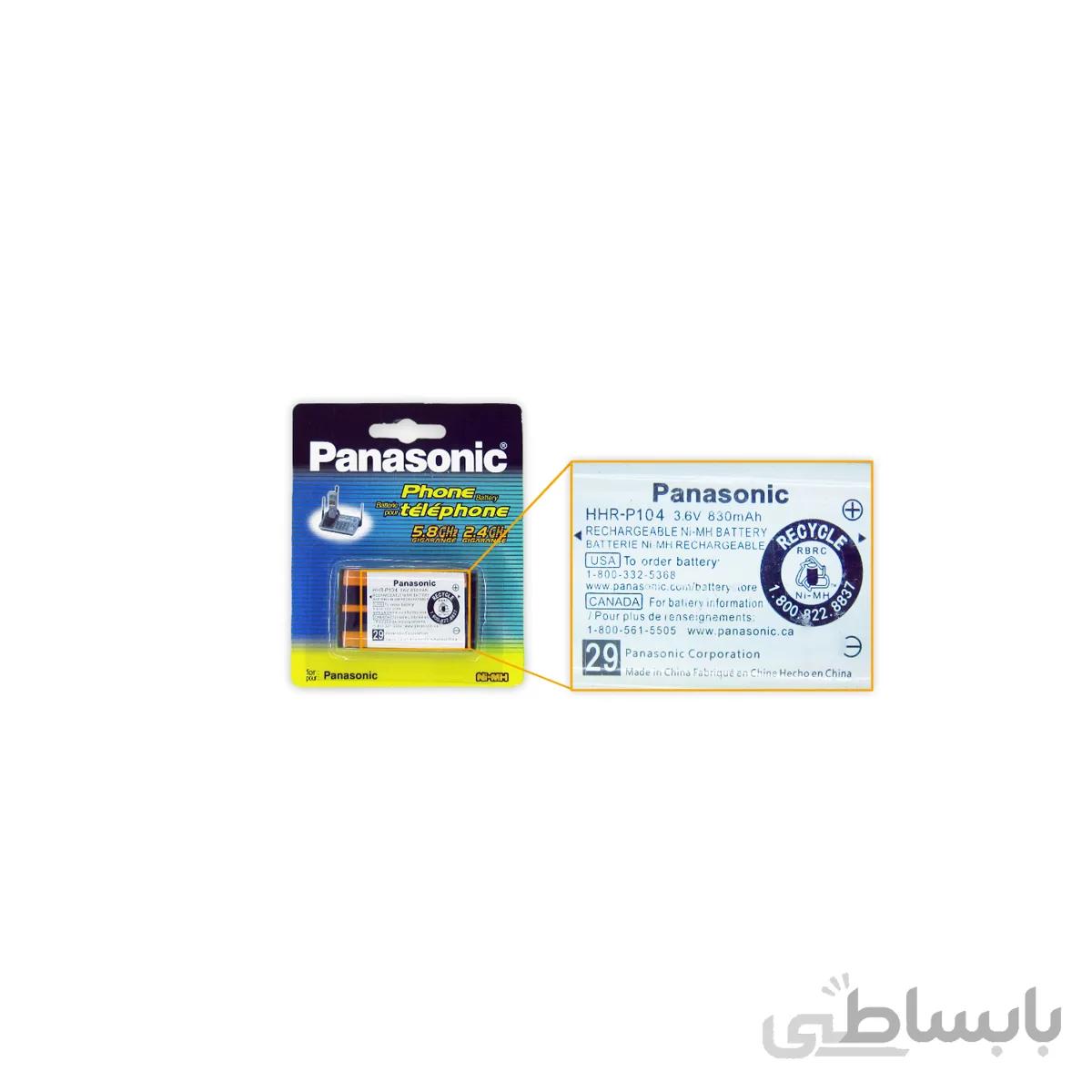 باطری شارژی تلفن بیسیم پاناسونیک مدل PANASONIC P 104