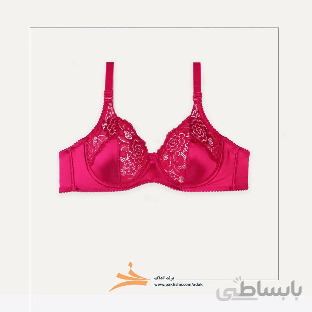 سوتین زنانه دانتل استرج فنردار آداک کد 607