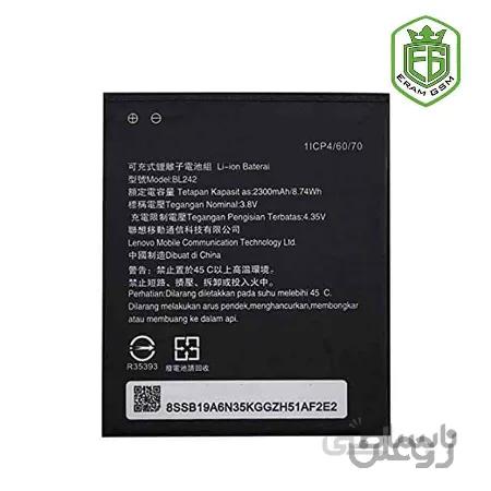 باتری اصلی لنوو BL242 مناسب گوشی Lenovo A6000-A6010PLUS-A3900-VIBE C