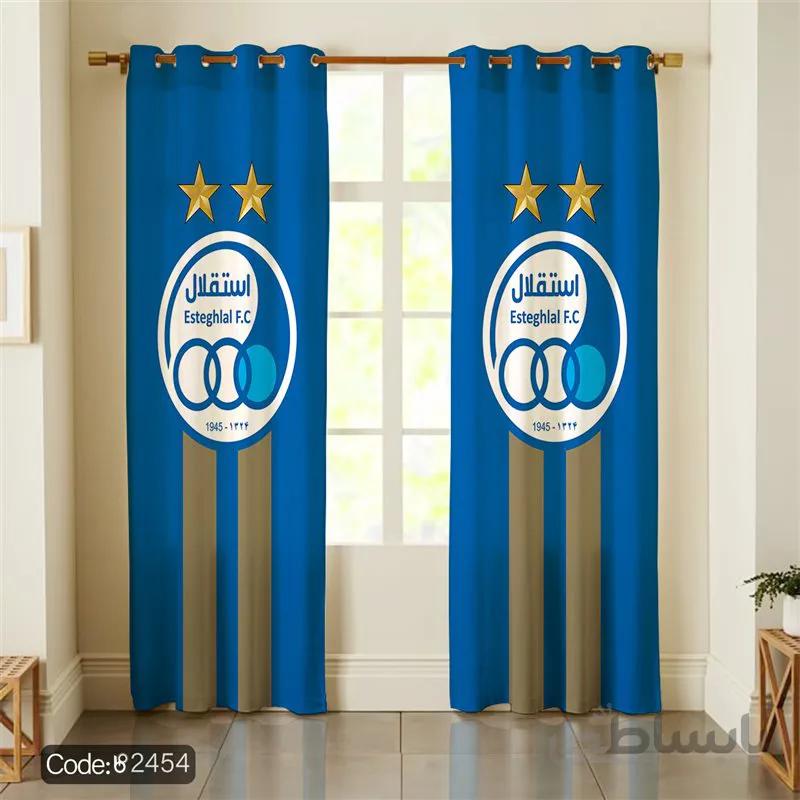 پرده پانچی کد307طرح تیم استقلال