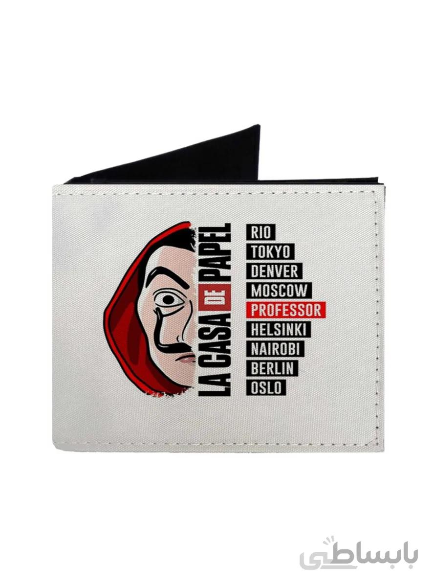 کیف پول طرح سریال خانه کاغذی money heist
